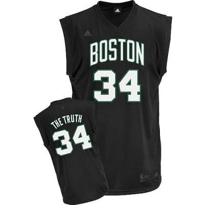  NBA Boston Celtics 34 Paul Pierce Black Truth Fashion Jersey